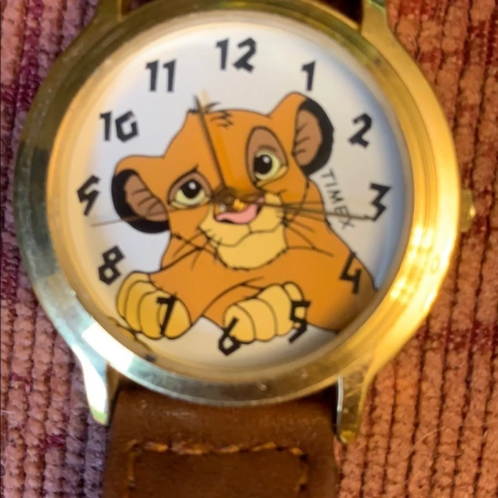 Vintage Simba Lion King & Tweety Bird watch lot